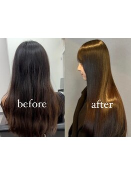 【表参道駅徒歩6分】自社開発のトリートメント使用♪美容室でのダメージを中和し,健康的な美髪を呼び戻す☆