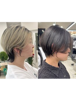 初めてのショートもお任せ◎骨格・髪質・毛流れ全てを見極めて理想のスタイルを叶えてくれる♪