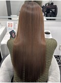 ロングヘアー縮毛矯正上級髪質改善 赤坂見附
