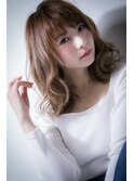 □ミルクティーアッシュ抜け感小顔ロングウルフ415大宮30代40代
