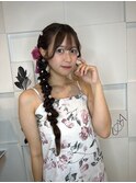 サイド編みおろし♪♪