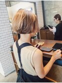 切りっぱなしボブ