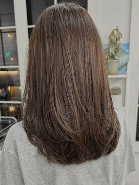 グリーン 高田馬場(green) 【SANA】ロングレイヤー×ブラウンカラー