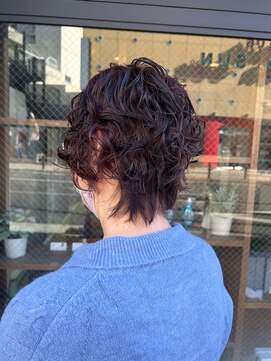 ピンクブラウンカラー