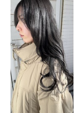 パロ アルト(Palo Alto) ブルーブラック×ゆるふわレイヤー