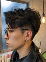 メンズ アールクリップ 表参道(ar clip) メンズブリーチスパイラルパーマツイストパーマメンズブリーチ