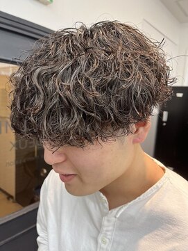 オムデュー(HOMME DEUX) 【YUKI】波巻きパーマ