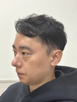 ヨシザワインク プレミアム 築地店(YOSHIZAWA Inc. PREMIUM) ツーブロックアップバングビジネスショート