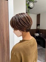 アッシュ 茗荷谷店(Ash)&nbsp;茗荷谷レイヤーカット韓国ダブルカラー顔周り前髪カットボブ