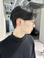 オールヘア(ALL HAIR) 【岡山/メンズカット】ニュアンスパーマ × センターパート