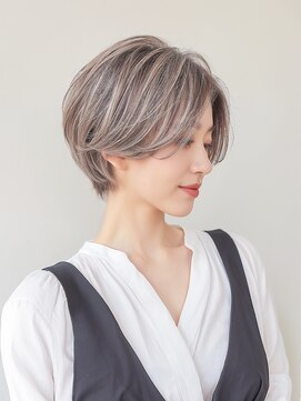 リア 白髪ぼかしハイライト 京都河原町(riah) #ハイライト#白髪ぼかし#白髪染め#京都#30代#40代#50代#60代