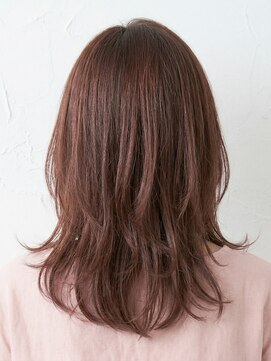 と和 巣鴨 【大人の上品】小顔ひし形ミディアム×ピンクショコラ