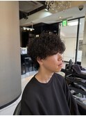 プードルパーマ　波巻きパーマ　海老名パーマ　スパイラルパーマ