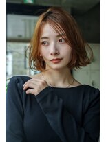エインアンリー 明治神宮前(AIN.ANLY.)&nbsp;ボブパーマ、ボブ毛先パーマ、ニュアンスパーマ、パーマゆるめ