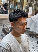 men's/メンズ/リバースセンターパート/ニュアンスパーマ/神保町
