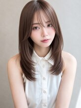 ロイプラスムサシコスギ(Roi+ musashikosugi) シースルーレイヤー/ミルクティーベージュ/20代、30代、40代