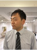 ツーブロックマッシュ短髪メンズ/四条大宮/烏丸/京都