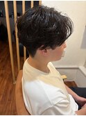 毛流れ×ランダムパーマ