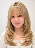 韓国風レイヤーカット