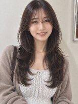 キース ヘアアンドメイク 恵比寿(kith. hair&make)&nbsp;透明感オリーブグレージュ/レイヤーカット/ハッシュカット