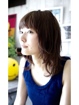 マイティ バイ エイチ(mighty by H) mighty【なチュラルな】フェザー×ペールカラーTEL052-2624162