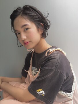 ラグゼ(Luxe) くせ毛風×伸ばしかけ前髪にオススメヘア【Luxe井上彩】