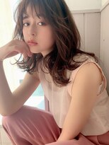 ネオリーブ クーロ(Neolive curro)&nbsp;人気＊ミディアムレイヤースタイル似合わせカット