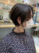 シー バイ ロンド 新宿(Sea by Lond)&nbsp;大人可愛い小顔ハイライトカラーハンサムショート