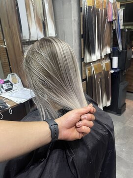 ラフ(LAFF) #黒髪#ボブルフ#ネビージュ#小顔#ワンレン