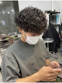 スパイラルパーマプードルパーマツーブロックパーマ刈り上げ