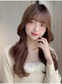 髪質改善プラチナジュエリーカラー×ミルクティーピンク