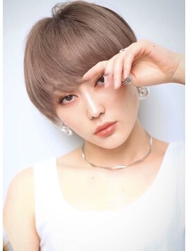 ミリ 調布店(Mili) 【Mili 千歳烏山】シアーベージュ×大人マニッシュショート