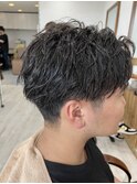 ベリショ×緩め無造作ツイスパ