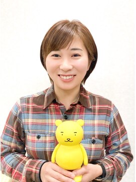 黄ぐまくん美容室 ショート レイヤー