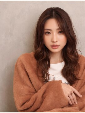 シュガー 仙台宮城野区(&Sugar) 2wayバング韓国前髪シースルーミディアムくびれヘア顔周り