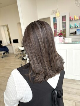 タブー 岐阜店(TABOO) 【グレージュ 細めコントラストハイライト】