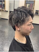 アイズ 渋沢(AIZU)&nbsp;メンズメッシュ/メッシュ/ツイストスパイラル/ツイストパーマ