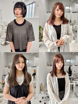 チグン(Jigun)の写真/【駅家】ダメージレスで艶と透明感のある色味を表現できる韓国風カラーや赤味0のグレージュカラーもお任せ