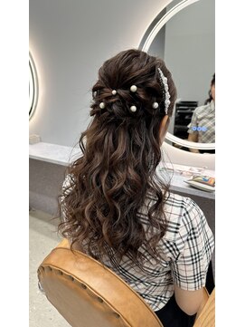 アンジェリカ 布施セントラルビル店(ANGELICA) 【SAYA】ねじねじハーフアップ