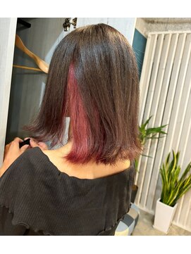 秋全開♪ワインレッドインナーカラー