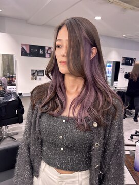 キング 枚方店(K!ng) 縮毛矯正髪質改善ハイライトレイヤーカット枚方美容室エクステ