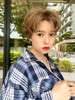 ギークス(GEEKS)&nbsp;【GEEKS渋谷】ミルクティーベージュ/冬カラー/マッシュショート