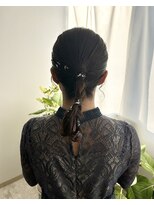ランプヘアーデザイン(LAMP HAIR DESIGN)&nbsp;タイトポニーテール/ミディアムヘア