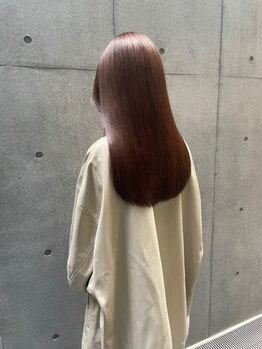 ラーヴァ(raaba.)の写真/【やわらかい縮毛矯正】自然な仕上がりが圧倒的人気のストレート。ダメージを抑えながら美しい髪に。
