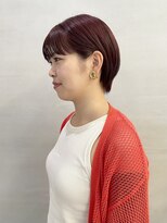 リュンヌ(Lune)&nbsp;コンパクトショート×ボルドーカラー