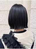 ミニボブ　ハイライトカラー　京都美容室　進詩織