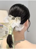 タイトアレンジ/リボン/結婚式