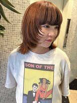 ラパンセヴェール(LA PENSEE VERT)&nbsp;レイヤーカット、顔まわりカット、ブリーチカラー