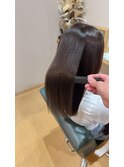抜群の手触りとつや感になる髪質改善美髪縮毛矯正☆