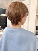 福山市美容室Caary20代30代40代ふわっとショートヘア冬ヘア